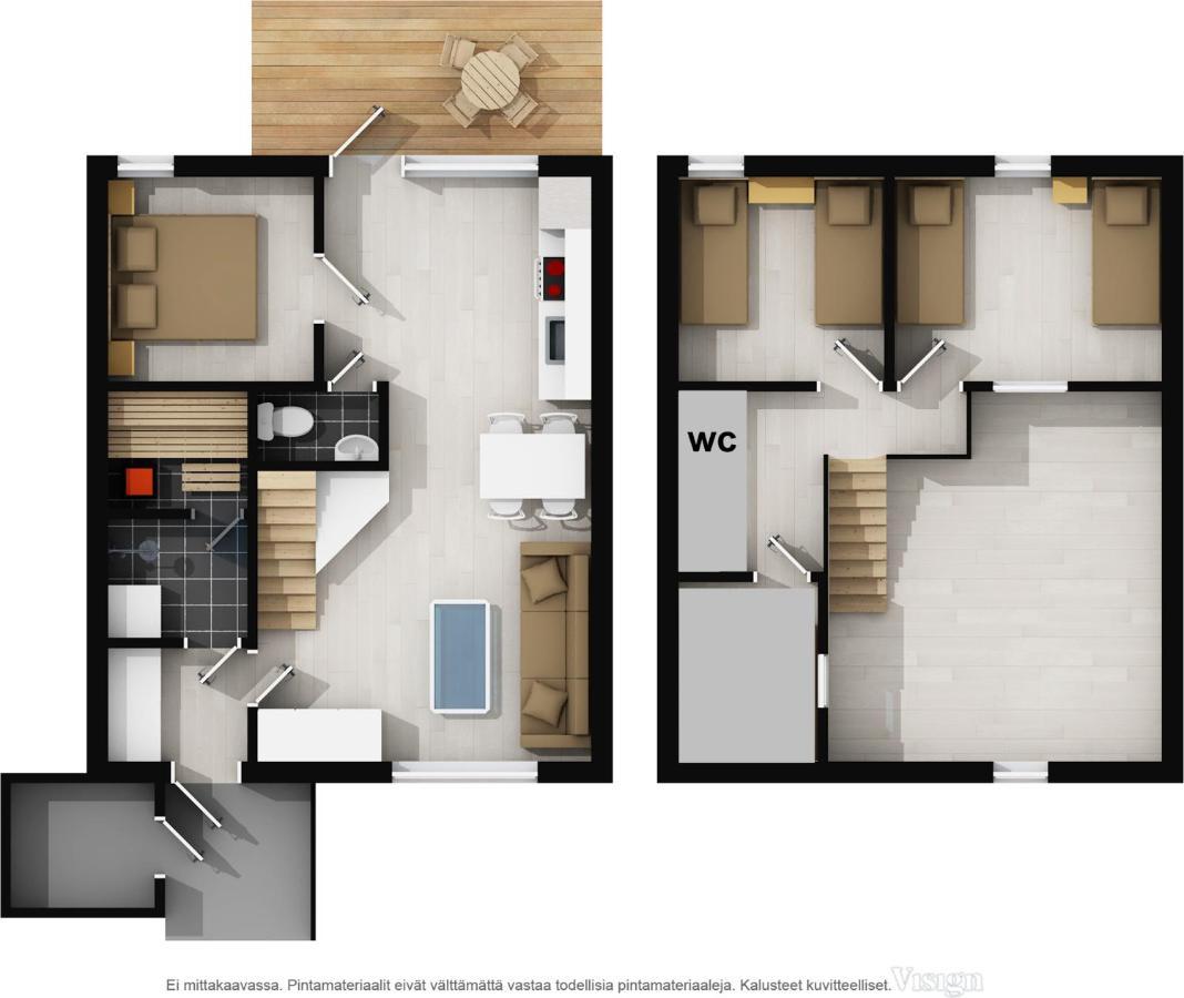Levin Keskusta, Kaetkaelaeinen B3 Ja D1 Apartment Exterior photo